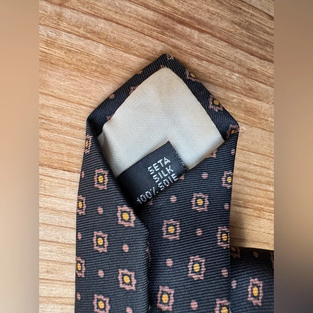 BARNEYS NEW YORK Black SILK TIE